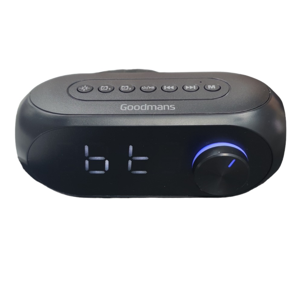 Goodmans Alarm Clock with Bluetooth Speaker Model 398879 Own4Less